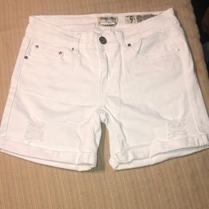white shorts